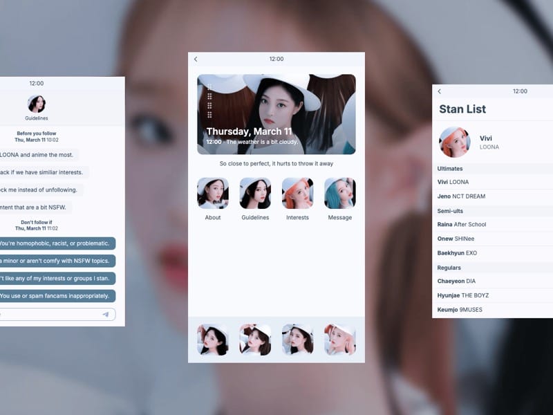 aesthetic carrd template alacris preview