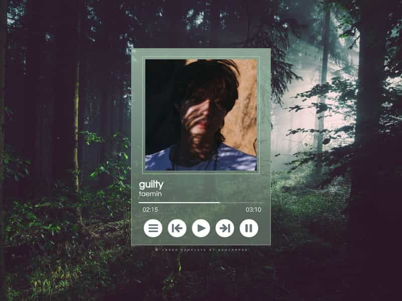 aesthetic carrd template guilty preview 