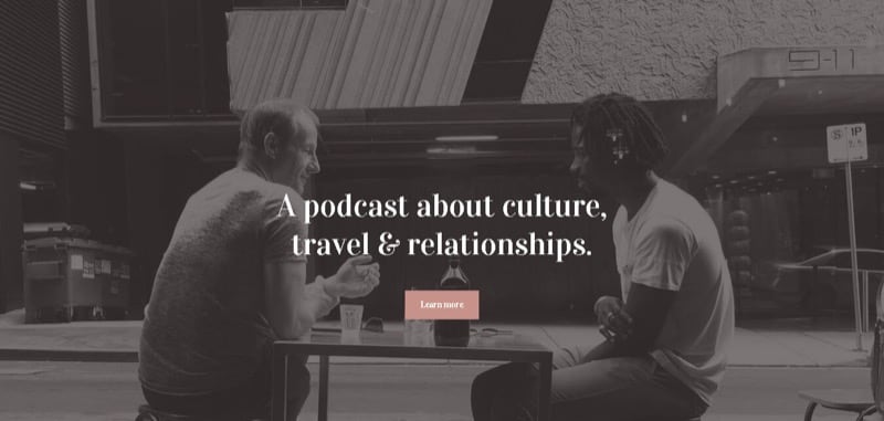 carrd template podcast product page