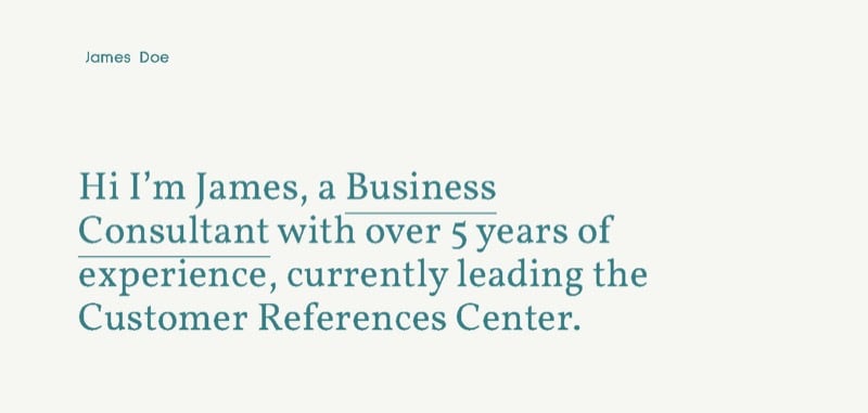 carrd template resume website