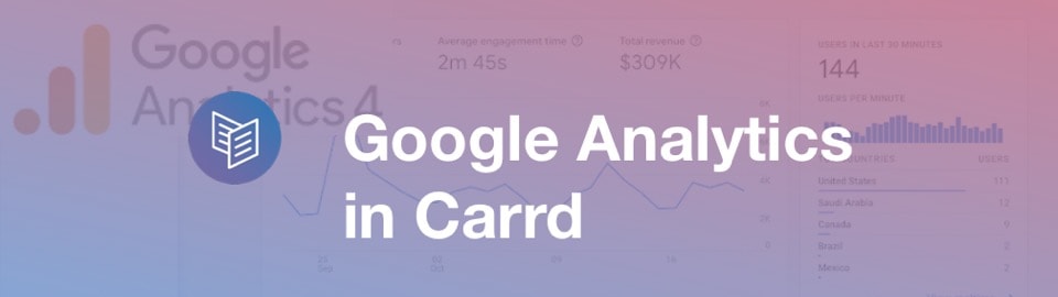 Headline Setup Google Analytics GA4 for Carrd Websites